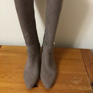 Suede Tall Boots